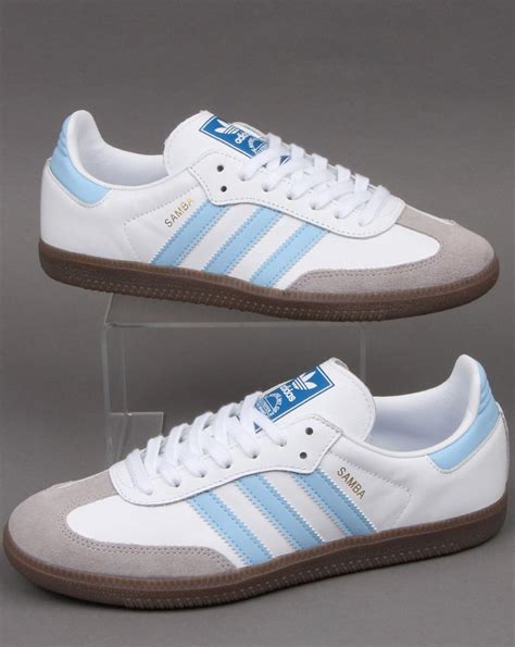 adidas samba licht blauw